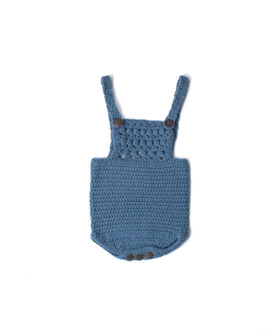 Muna's  Buttoned Romper